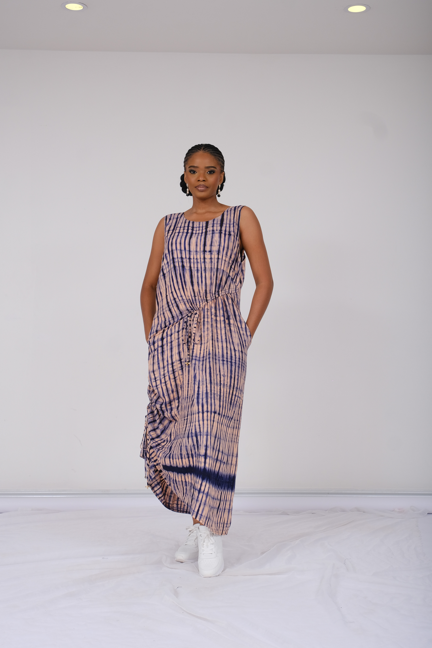 Adire flo dress