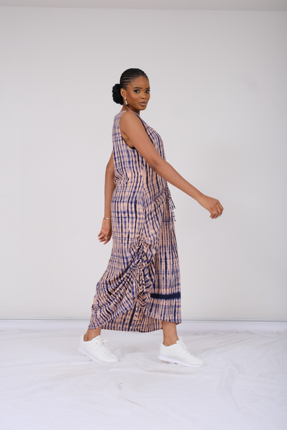 Adire flo dress