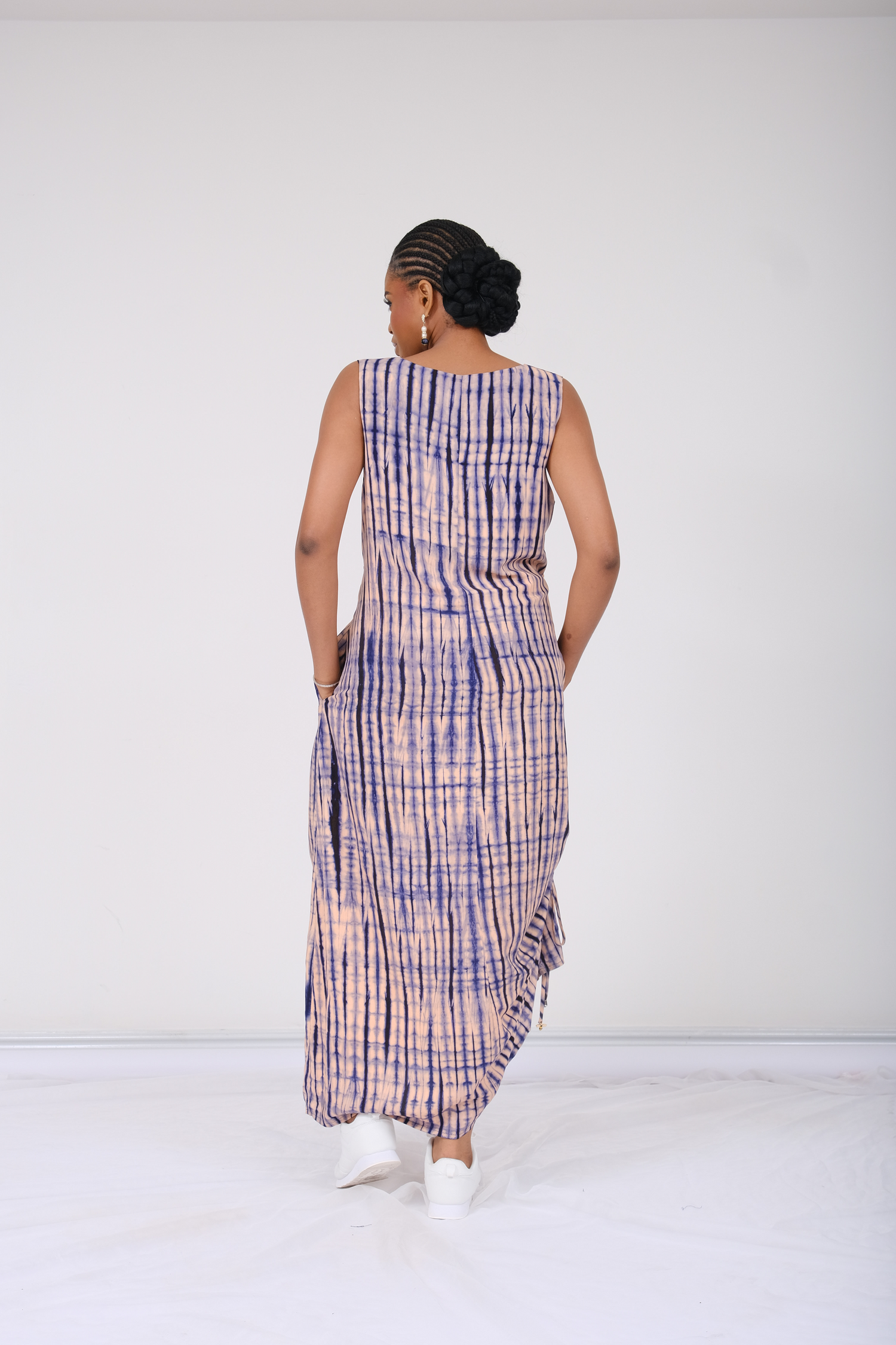 Adire flo dress